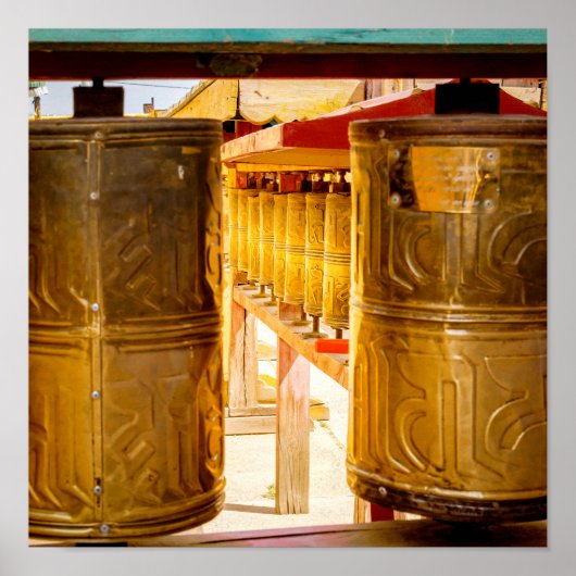 Golden Prayer Wheels ポスター (正面)