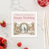 Golden Promise Wedding Napkins  スタンダードカクテルナプキン (インサイチュ)