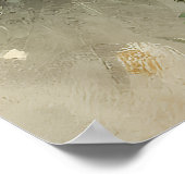 Golden Puppy Wildflower Joy ポスター (角)