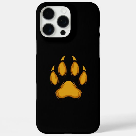 Golden Raccoon Paw iPhone 16 Pro Max Case  Case-Mate iPhoneケース (裏面)