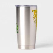 Golden Rain Cascade of Sunlight When Gold Falls Pe 保温保冷タンブラー (右面)