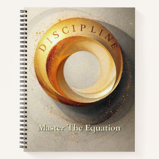 Golden Ratio Discipline | Mathematical Precision ノートブック (正面)