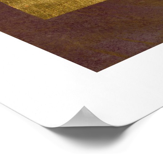 Golden Ratio, Fibonacci Spiral ポスター (角)