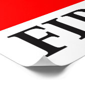 Golden Ratio, Fibonacci Spiral ポスター (角)