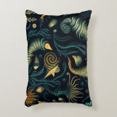 Golden Reefs アクセントクッション (正面(垂直))