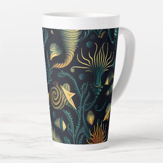 Golden Reefs カフェラテマグ (右アングル)
