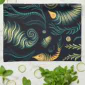 Golden Reefs キッチンタオル (折り畳み)