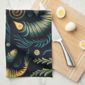 Golden Reefs キッチンタオル (四つ折り)