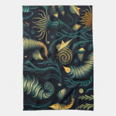 Golden Reefs キッチンタオル (縦)