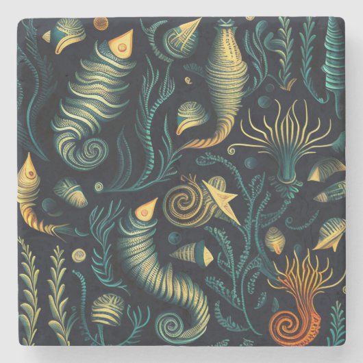 Golden Reefs ストーンコースター (正面)