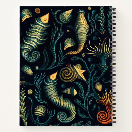 Golden Reefs ノートブック (裏面)