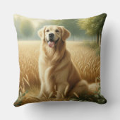 Golden Retriever クッション (裏面)