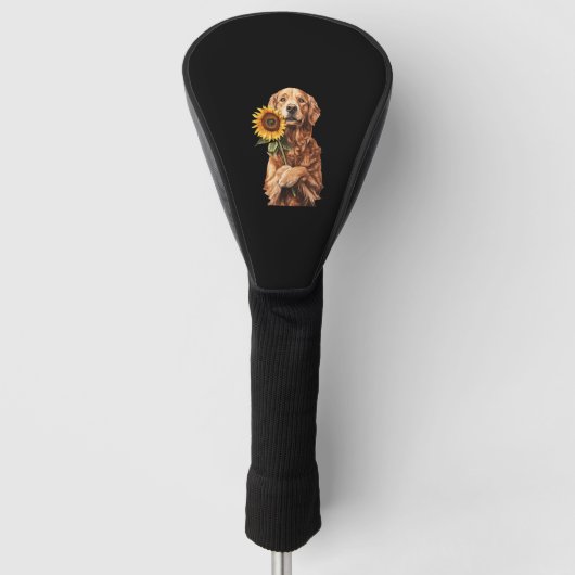 Golden Retriever    ゴルフヘッドカバー (正面)