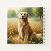 Golden Retriever ノートブック (裏面)