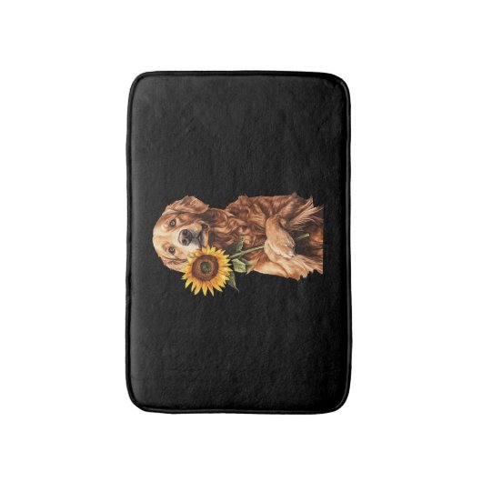 Golden Retriever    バスマット (正面縦)