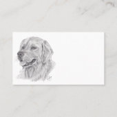 GOLDEN RETRIEVER 名刺 (裏面)
