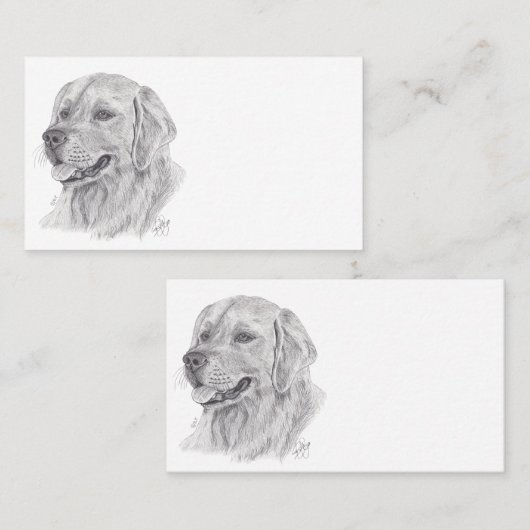 GOLDEN RETRIEVER 名刺 (正面/裏面)