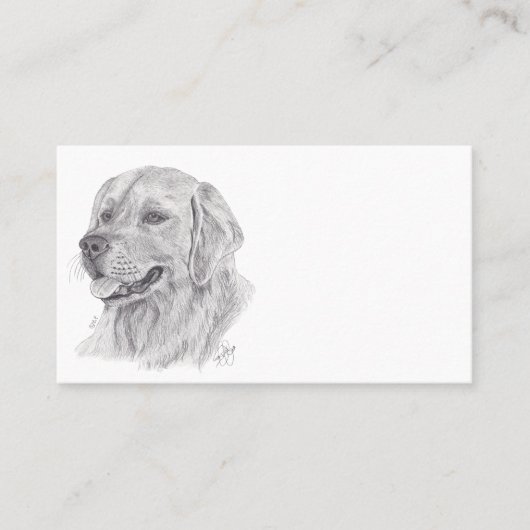 GOLDEN RETRIEVER 名刺 (正面)