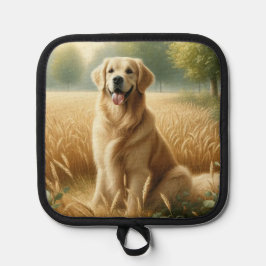Golden Retriever 鍋敷き