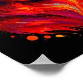 Golden Retriever Art Rtrait For Dog Owners  ポスター (角)