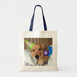 Golden Retriever Birthday トートバッグ