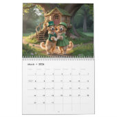 Golden Retriever Calendar カレンダー (3月 2026)