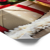 Golden Retriever Christmas ポスター (角)