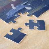 Golden Retriever Christmas Boat Holiday ジグソーパズル (側面)