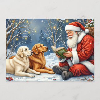 Golden Retriever Christmas Card シーズンカード