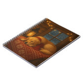 Golden Retriever Christmas Card ノートブック (左側)