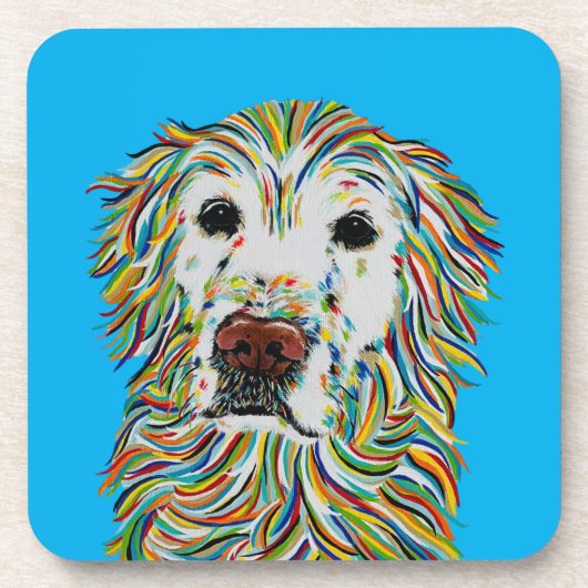 GOLDEN RETRIEVER COASTER コースター (正面)