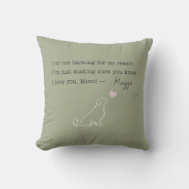 Golden Retriever Custom Photo Pillow Dog Mom Gift クッション