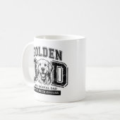 Golden Retriever Dad コーヒーマグカップ (正面左)