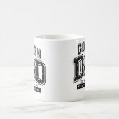 Golden Retriever Dad コーヒーマグカップ (中央)