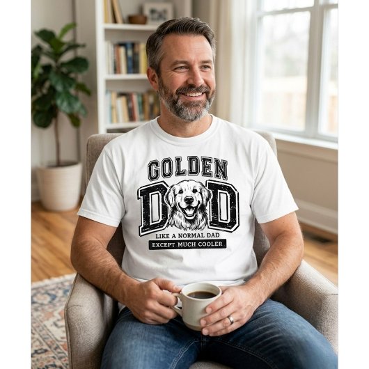 Golden Retriever Dad   Tシャツ
