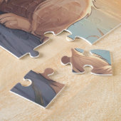 Golden Retriever dog ジグソーパズル (側面)