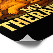 Golden Retriever Dog Clothes For Humans My Therast ポスター (角)