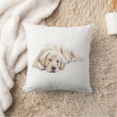 Golden Retriever Dog Cushion - Dog Mom Gift クッション (ブランケット)