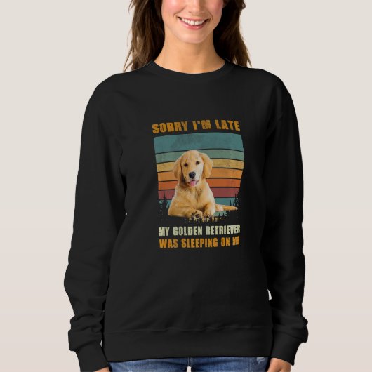 Golden Retriever Dog Dog Owner Golden Retriever スウェットシャツ (正面)