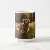 Golden Retriever Elegant Coffee Mug コーヒーマグカップ (中央)