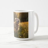 Golden Retriever Elegant Coffee Mug コーヒーマグカップ (正面右)