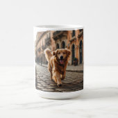 Golden Retriever Elegant Coffee Mug コーヒーマグカップ (中央)