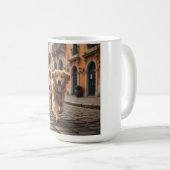 Golden Retriever Elegant Coffee Mug コーヒーマグカップ (正面右)