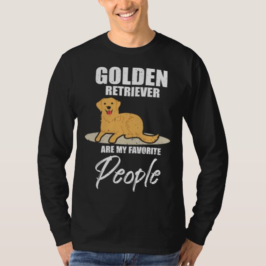 Golden Retriever Favourite People  Dog Tシャツ (正面)
