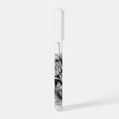 Golden Retriever Fine Line Art Phone Case | Artist iPhoneケース (右側面)