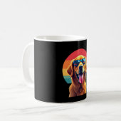 Golden Retriever for Kids Boys Girls Sunglasses Pe コーヒーマグカップ (正面左)