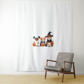 Golden Retriever Ghost Halloween Trick Or Treat Do タペストリー (インサイチュ)