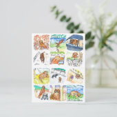 Golden Retriever Greeting Card シーズンカード (スタンド正面)