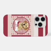 Golden Retriever Heart iPhone 11 Pro Case iPhoneケース (裏面横)