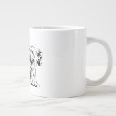 Golden Retriever Holiday Brew ジャンボコーヒーマグカップ (右)